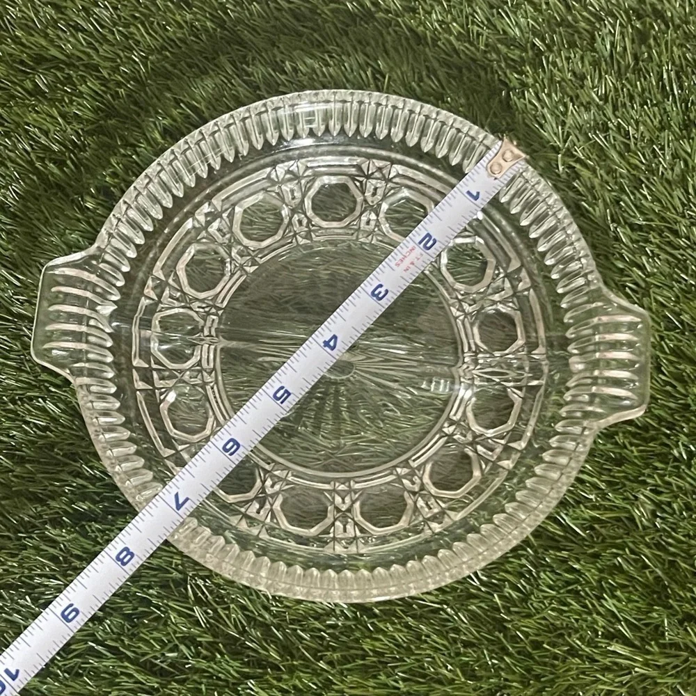 VINTAGE FEDERAL GLASS DIVIDED CANDY/RELISH DISH ROUND WINDSOR